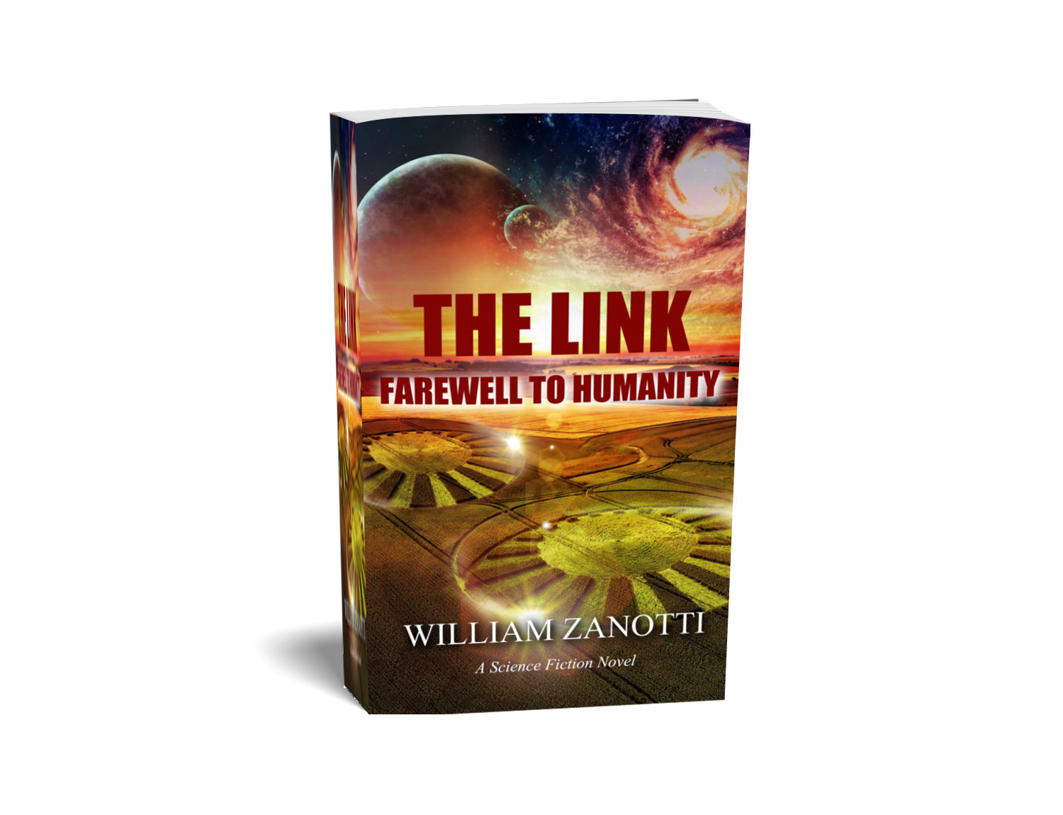Cover image, The Link Farewell to Humanity, widely available